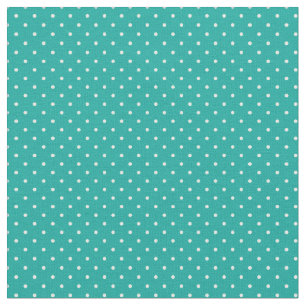 Teal Tiny Dots Fabric
