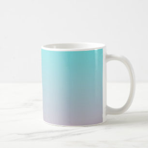 Teal to Pink Simple Gradient Blended Background Coffee Mug