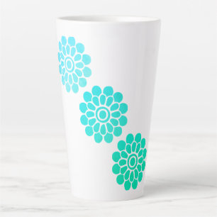 Teal Tranquility Latte Mug