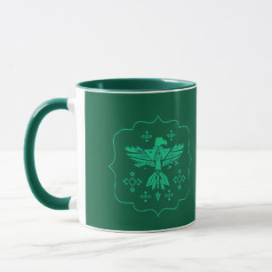 Teal tribal Eagle Mug