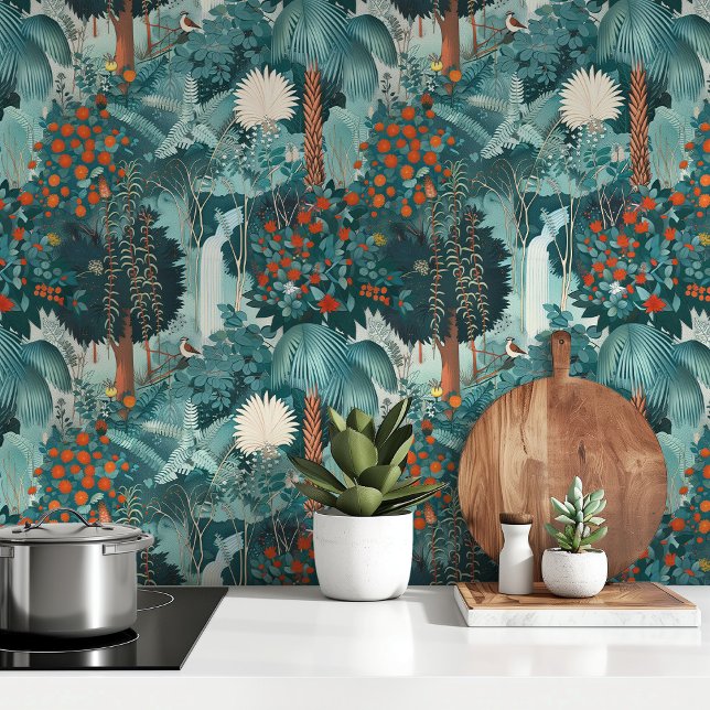 Teal Tropical Paradise Wallpaper (Creator Uploaded)