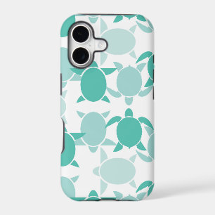 Teal Turtle Pattern