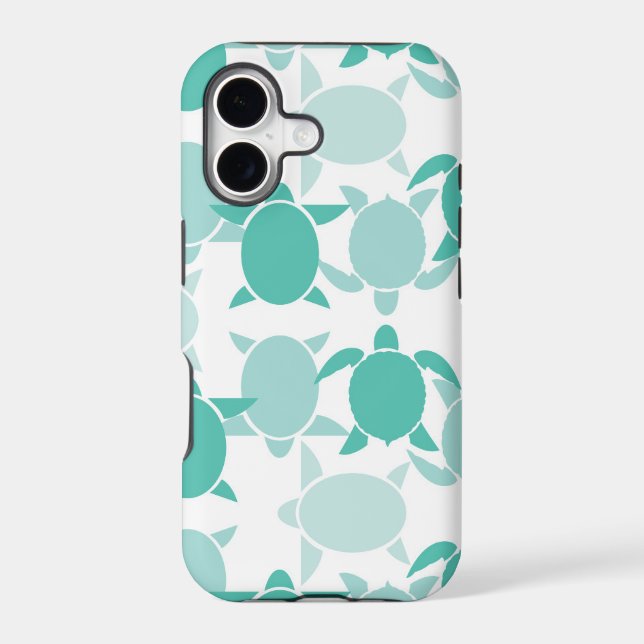 Teal Turtle Pattern (Back)
