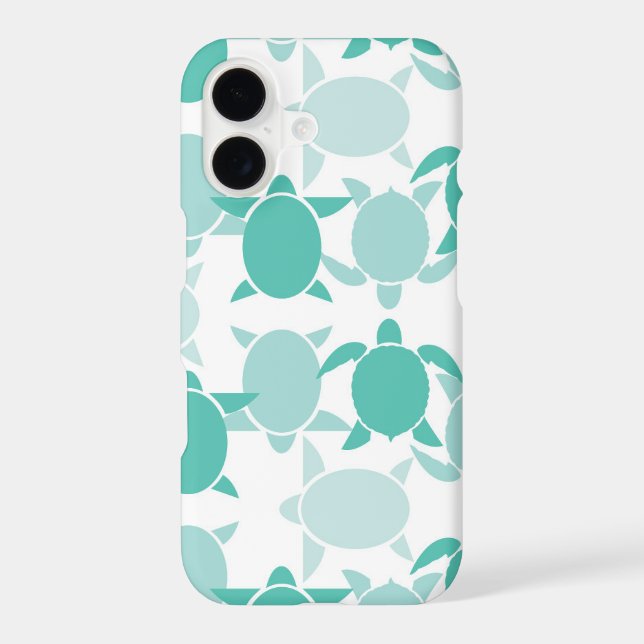 Teal Turtle Pattern (Back)