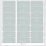 Teal Wedding Guest Address Labels<br><div class="desc">These teal wedding guest address labels are perfect for your rustic modern minimalist boho teal wedding. The design features minimal contemporary font accompanied by formal calligraphy. Keep it as is,  or choose to personalise it with your own artwork!</div>