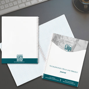 Teal White Life Coach Company Workshop Journal