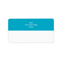 Teal with white area and text.
