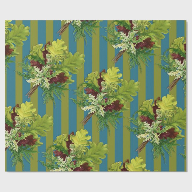 Teal Wrapping Paper (Flat)