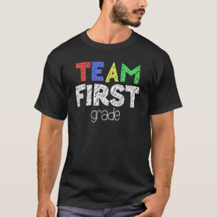 Team 1st Firstgrade Teacher Back To School T-Shirt