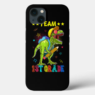 Team 1st Grade Dinosaur Shirt Student Teacher Back iPhone 13 Case