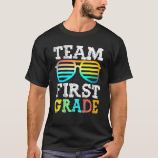 Team 1st Grade Squad First Teacher Student Back To T-Shirt