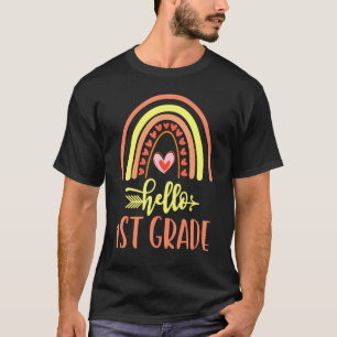 Team 1st Grade Teacher Kid First Day Of School Rai T-Shirt