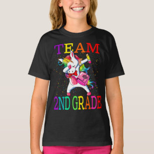Team 2nd Grade Back To School Unicorn T-Shirt