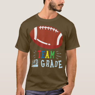 Team 2nd Grade Football Matching Back To School St T-Shirt