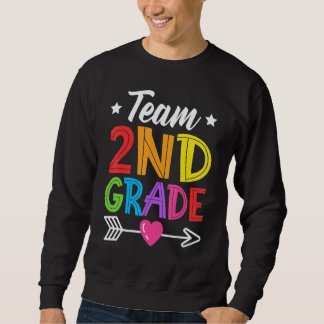 Team 2nd Grade Teacher Student Kid Back To School Sweatshirt