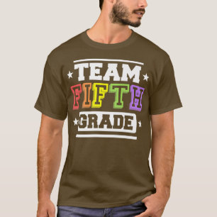 Team 5th Fifth Grade Back to School Premium T-Shir T-Shirt