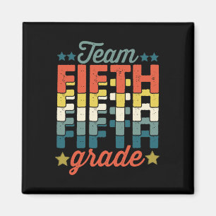 Team 5th Fifth Grade Back To School Teacher Kids  Magnet