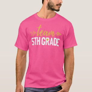 Team 5th Grade Hello Fifth Grade Crew Squad Teache T-Shirt