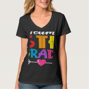 Team 5th Grade Teacher Student Kid Back To School  T-Shirt