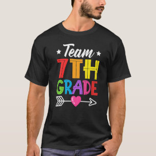 Team 7th Grade Teacher Student Kid Back To School  T-Shirt