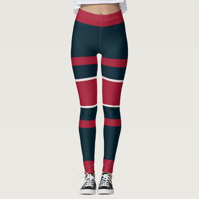 "TEAM #8 SHORTY" ACTIVEWEAR LEGGINGS (Front)