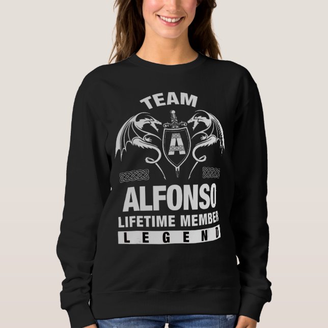 Team Alfonso Lifetime Member Sweatshirt (Front)