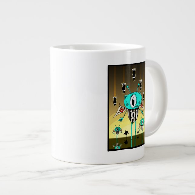 Team alien 2012 large coffee mug (Front Right)