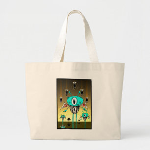 Team alien 2012 large tote bag