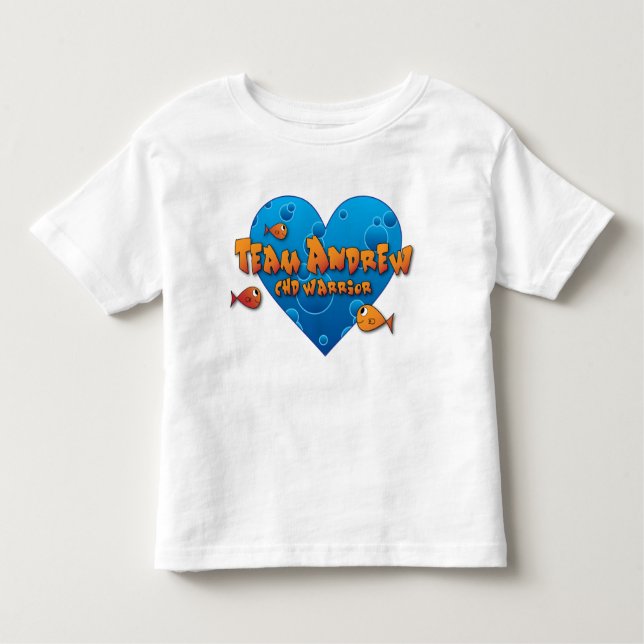 team andrew kid's t-shirt (white) (Front)