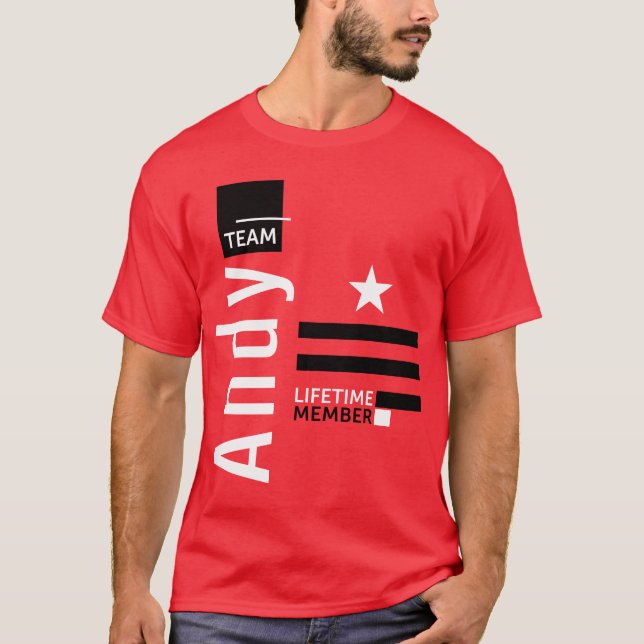 Team Andy T-Shirt (Front)