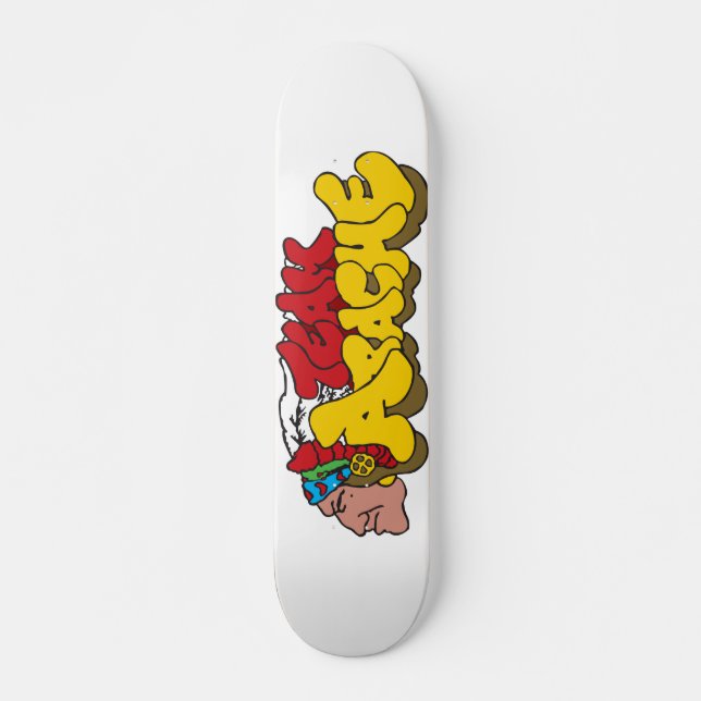 Team Apache deck new logo Skateboard (Front)