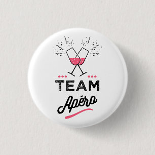 Team apero Femme 3 Cm Round Badge