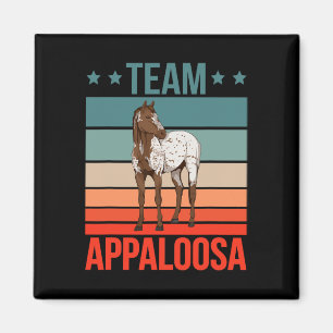 Team Appaloosa Horse Riding Stuff Horseback Rider  Magnet