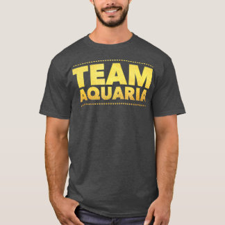 Team Aquaria  - Gold Lettering Effect T-Shirt