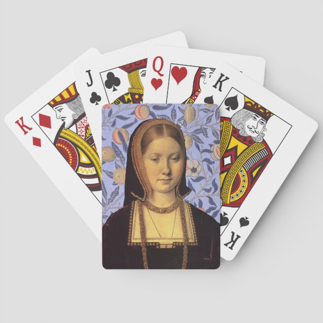 Team Aragon - Queen Catherine of Aragon Playing Cards (Back)