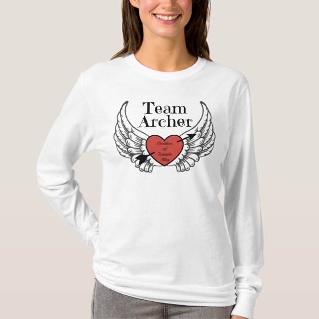 Team Archer long sleeved t-shirt (Front)