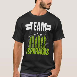 Team Asparagus Garden Vegetable Vegetarian Vegan T-Shirt