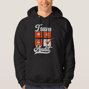 Team Audit Accounting Tax Season Tax Accountant Hoodie