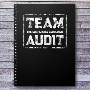 Team Audit Auditor Auditing Group Office Notebook