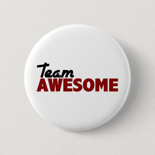 Team Awesome 6 Cm Round Badge