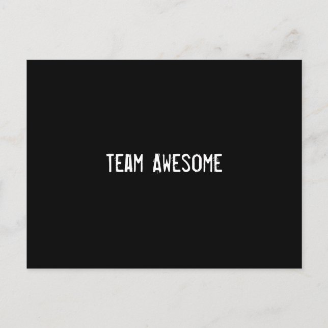 Team Awesome Postcard (Front)