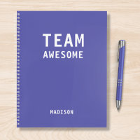 Team Awesome Purple Personalised Name