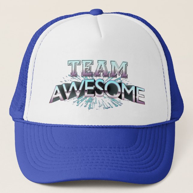 Team Awesome Trucker Hat (Front)