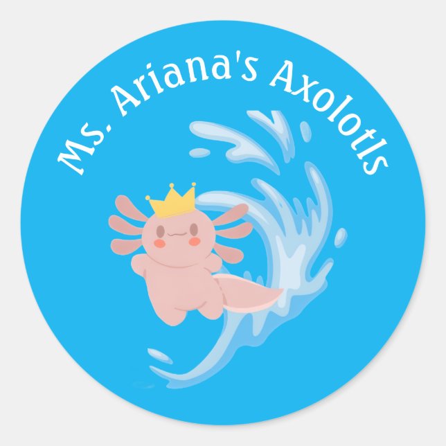 Team Axolotl sticker 1 (Front)