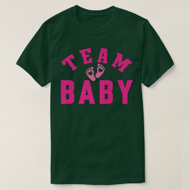 Team Baby New Baby Pregnancy Announcement  741 T-Shirt (Design Front)