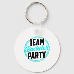 Team Bachelor Party Bride Groom 2 Key Ring