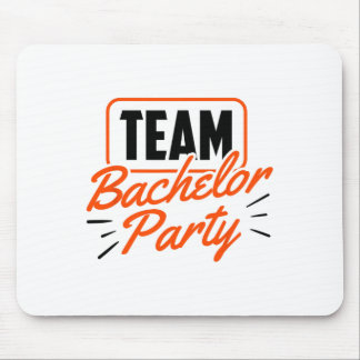 Team Bachelor Party Bride Groom 3  Mouse Pad