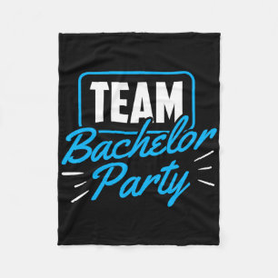 Team Bachelor Party Bride Groom 5  Fleece Blanket