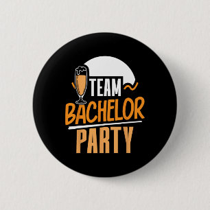 Team Bachelor Party Bride Groom 6 Cm Round Badge