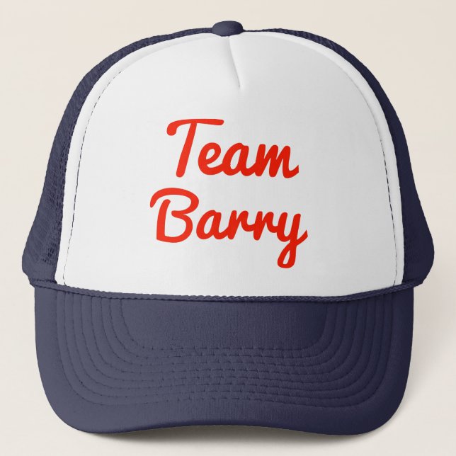 Team Barry Trucker Hat (Front)